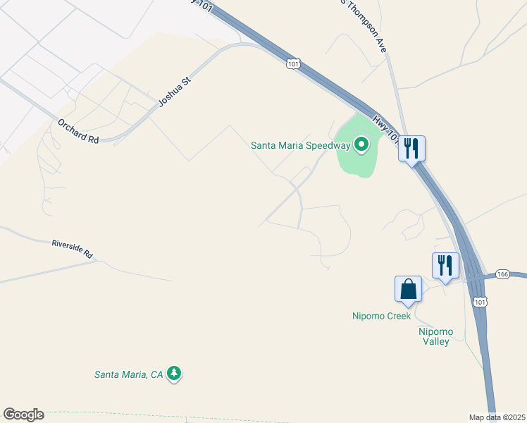 map of restaurants, bars, coffee shops, grocery stores, and more near 790 Vista Del Rio in Nipomo