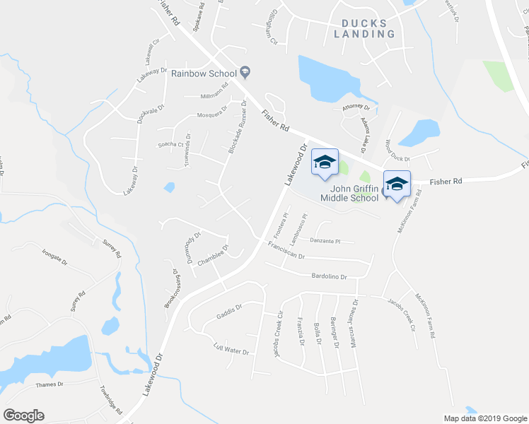 map of restaurants, bars, coffee shops, grocery stores, and more near 4770 Lakewood Drive in Fayetteville