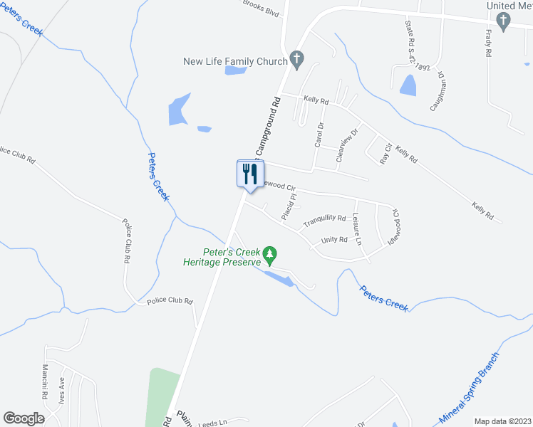 map of restaurants, bars, coffee shops, grocery stores, and more near 742 State Road S-42-7341 in Spartanburg