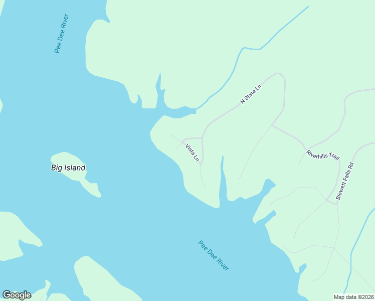 map of restaurants, bars, coffee shops, grocery stores, and more near 147 Vista Lane in Rockingham