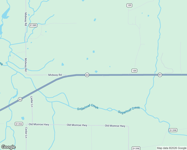 map of restaurants, bars, coffee shops, grocery stores, and more near Highway 83 in Poteau