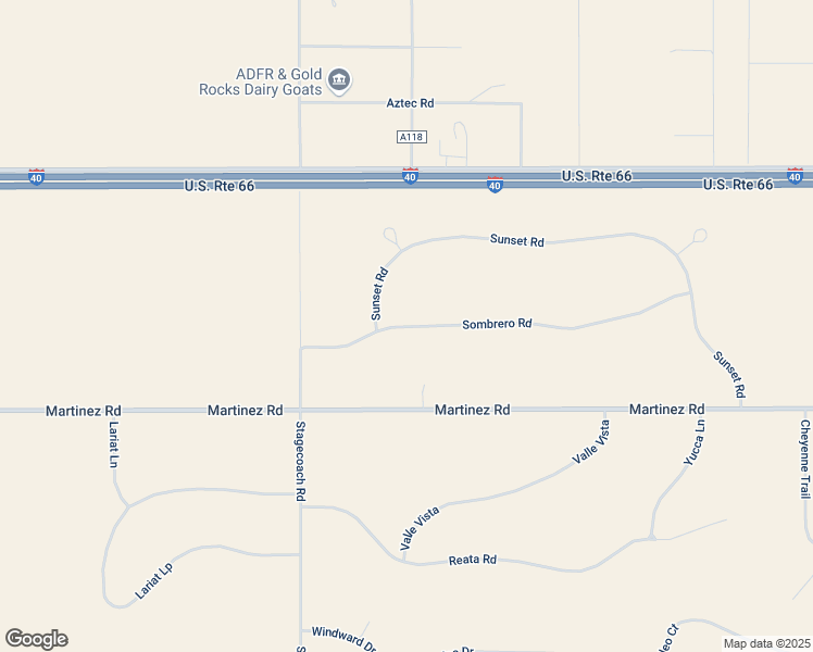map of restaurants, bars, coffee shops, grocery stores, and more near 20 Sombrero Road in Moriarty