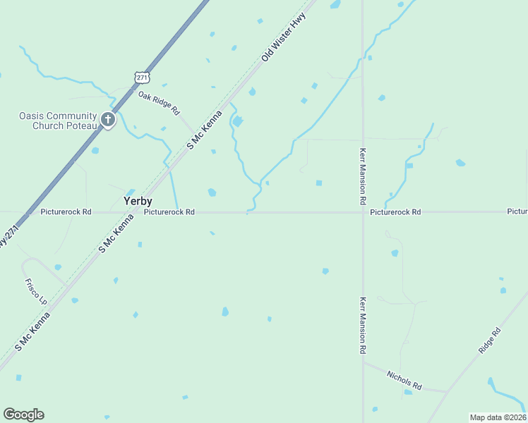 map of restaurants, bars, coffee shops, grocery stores, and more near 23340 Picturerock Road in Poteau