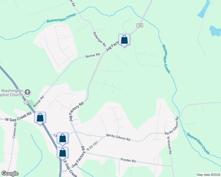 map of restaurants, bars, coffee shops, grocery stores, and more near 205 Scott Court in Greer