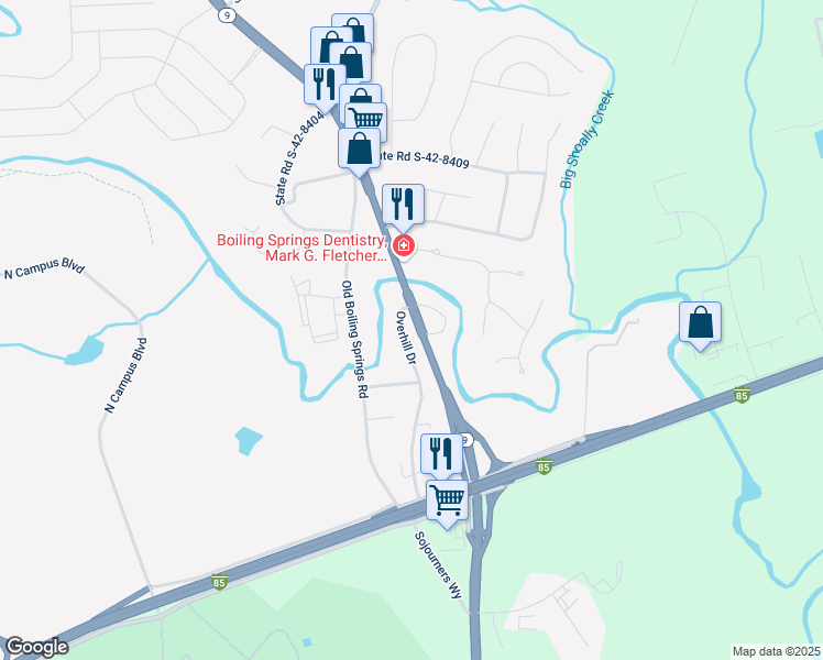 1390 Boiling Springs Road, Spartanburg SC Walk Score