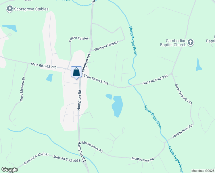 map of restaurants, bars, coffee shops, grocery stores, and more near 659 Zimmerman Road in Lyman