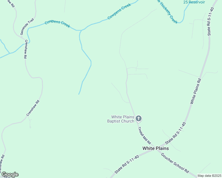 map of restaurants, bars, coffee shops, grocery stores, and more near 147 Powell Road in Gaffney