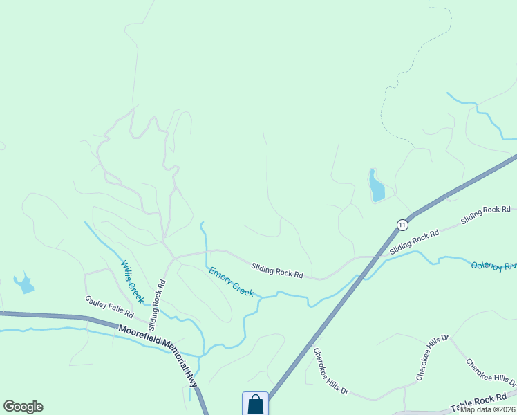 map of restaurants, bars, coffee shops, grocery stores, and more near 209 Falcon Crest Way in Pickens