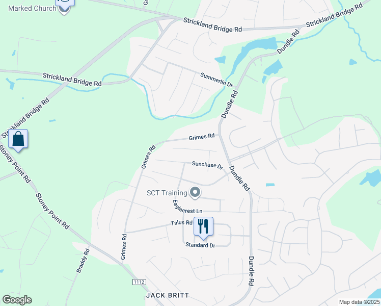 map of restaurants, bars, coffee shops, grocery stores, and more near 3731 Lockerbie Court in Fayetteville