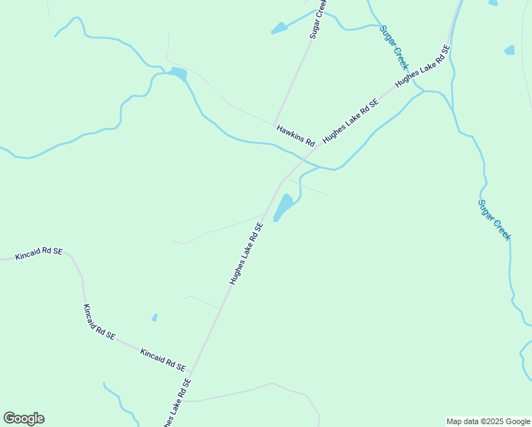 map of restaurants, bars, coffee shops, grocery stores, and more near 1301 Hughes Lake Road Southeast in Cleveland
