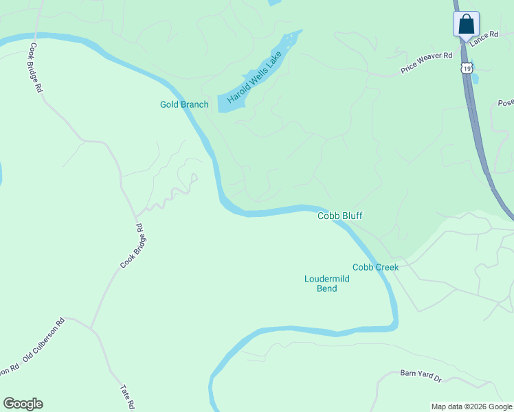 map of restaurants, bars, coffee shops, grocery stores, and more near 412 Evans Hollow in Murphy