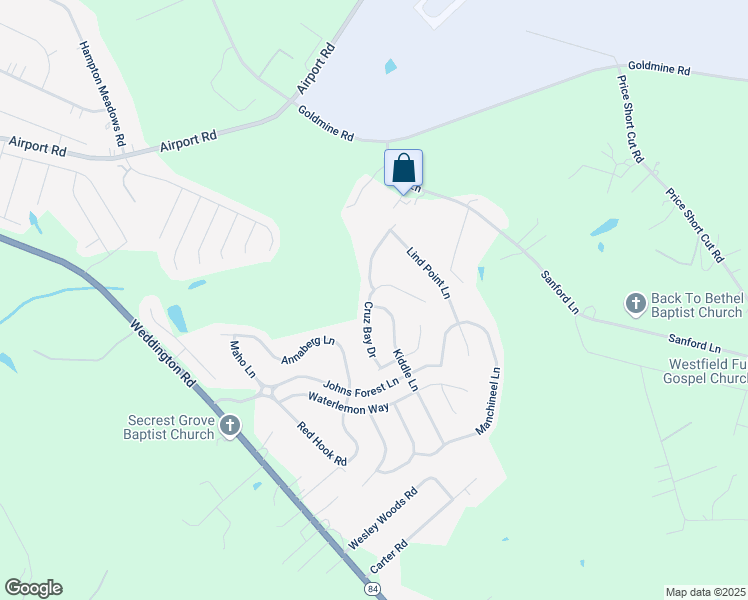 map of restaurants, bars, coffee shops, grocery stores, and more near 4730 Kiddle Lane in Monroe