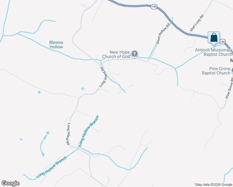 map of restaurants, bars, coffee shops, grocery stores, and more near 925 Long Island Road in South Pittsburg