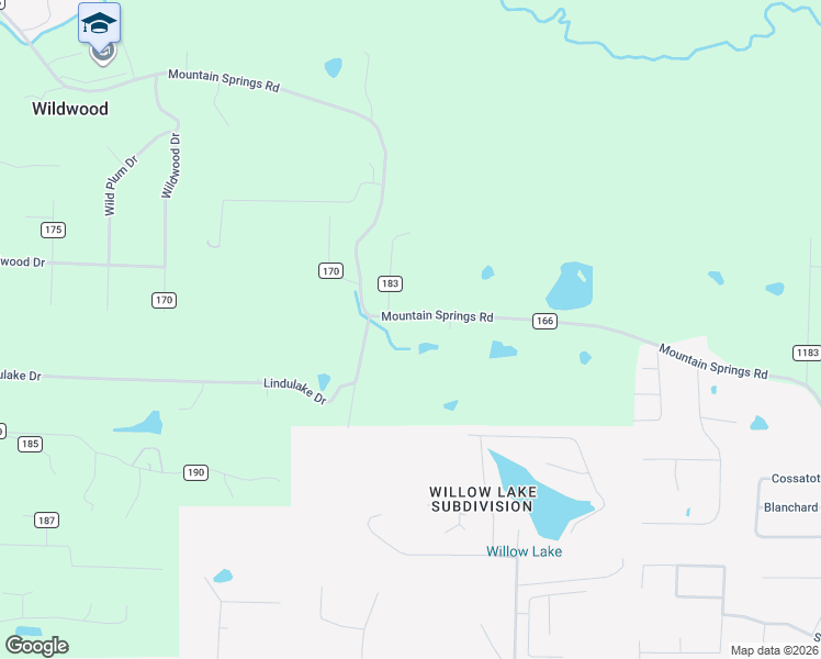 map of restaurants, bars, coffee shops, grocery stores, and more near 2333 Mountain Springs Road in Cabot