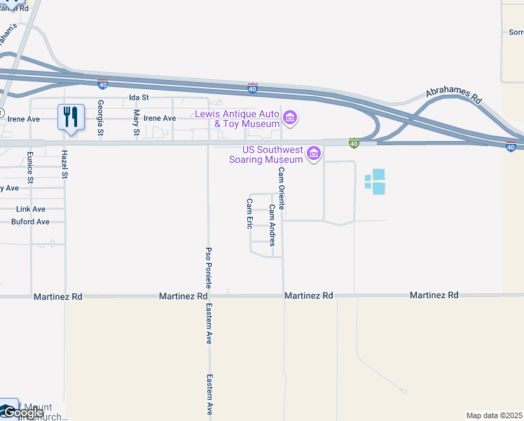 map of restaurants, bars, coffee shops, grocery stores, and more near 808 Camino Sol Y Paz in Moriarty