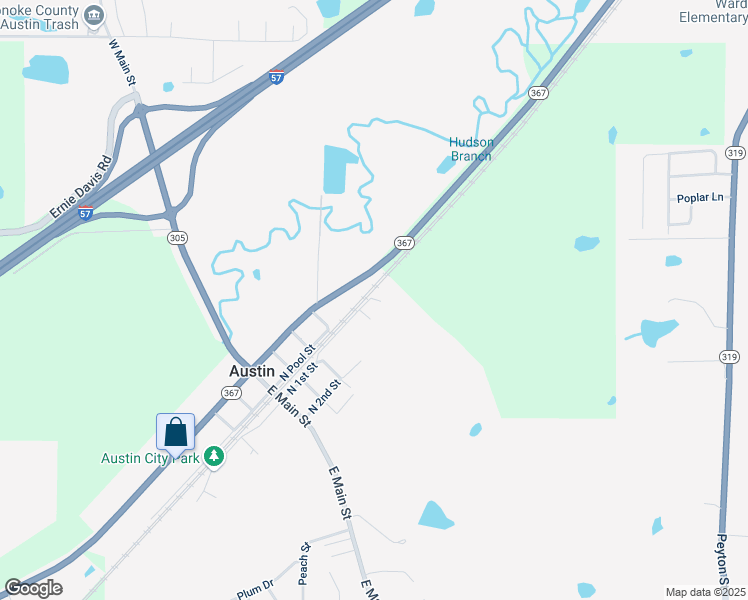 map of restaurants, bars, coffee shops, grocery stores, and more near 208 North 1st Street in Austin