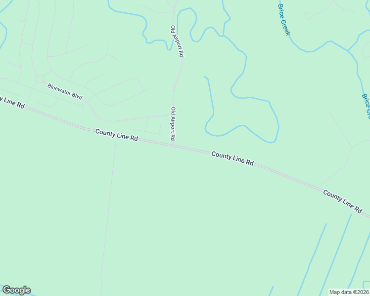 map of restaurants, bars, coffee shops, grocery stores, and more near County Line Road in New Bern