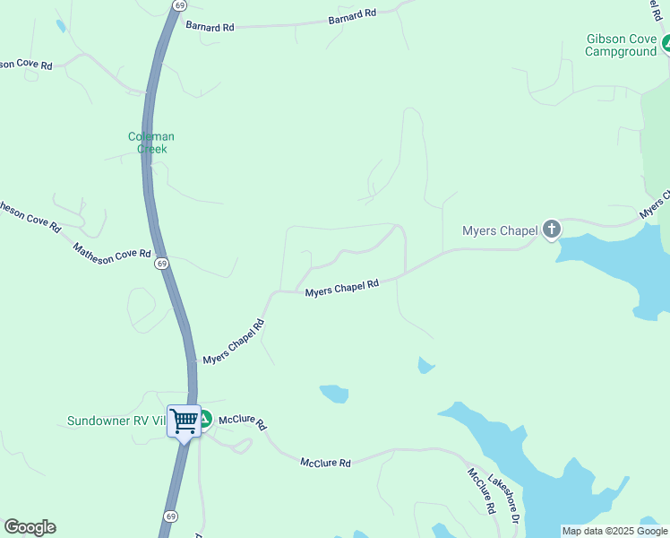 map of restaurants, bars, coffee shops, grocery stores, and more near 134 Chatuge Shores Circle in Hayesville