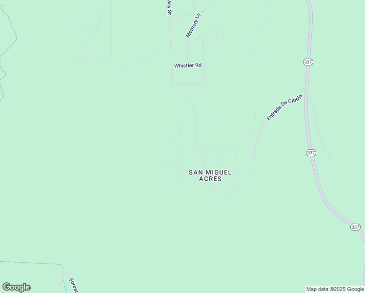 map of restaurants, bars, coffee shops, grocery stores, and more near 22 La Cresta Circle in Tijeras