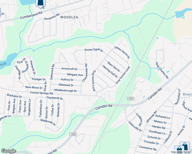 map of restaurants, bars, coffee shops, grocery stores, and more near 1249 Mingary Avenue in Fayetteville