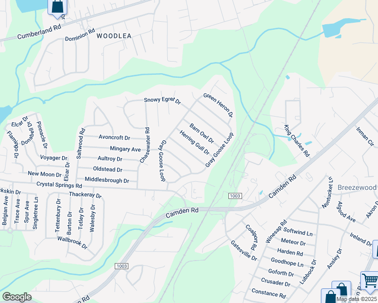 map of restaurants, bars, coffee shops, grocery stores, and more near 1234 Chimney Swift Drive in Fayetteville