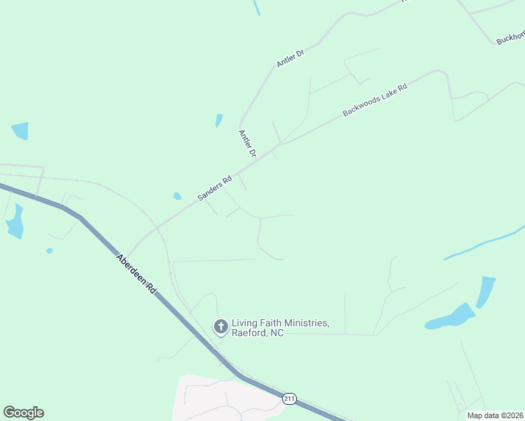 map of restaurants, bars, coffee shops, grocery stores, and more near 273 Deaton Road in Raeford