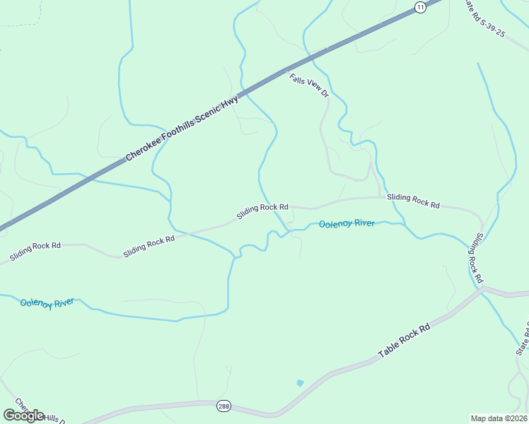 map of restaurants, bars, coffee shops, grocery stores, and more near 716 Sliding Rock Road in Pickens