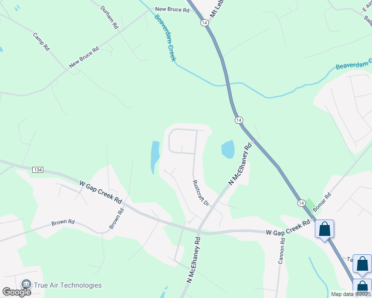 map of restaurants, bars, coffee shops, grocery stores, and more near 2 Wyman Court in Greer