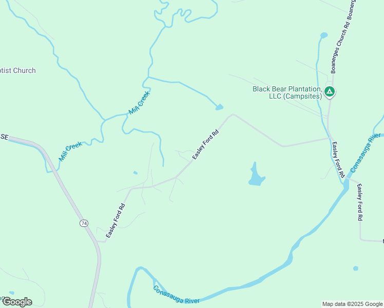 map of restaurants, bars, coffee shops, grocery stores, and more near 371 Easley Ford Road in Old Fort