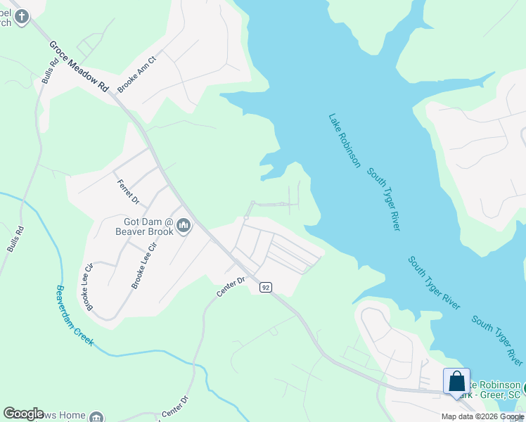 map of restaurants, bars, coffee shops, grocery stores, and more near 100 Harbor Master Ln in Taylors