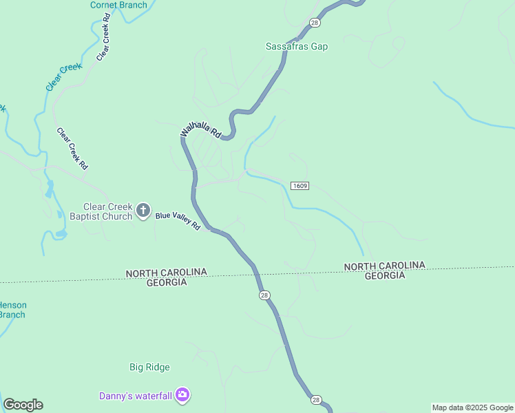 map of restaurants, bars, coffee shops, grocery stores, and more near 177 Mountain Shadow Road in Highlands