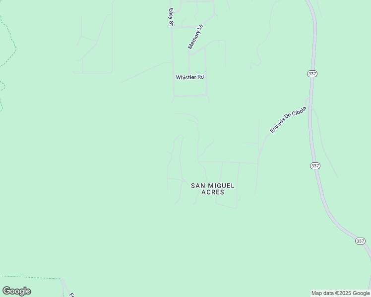 map of restaurants, bars, coffee shops, grocery stores, and more near 22 La Cresta Circle in Tijeras
