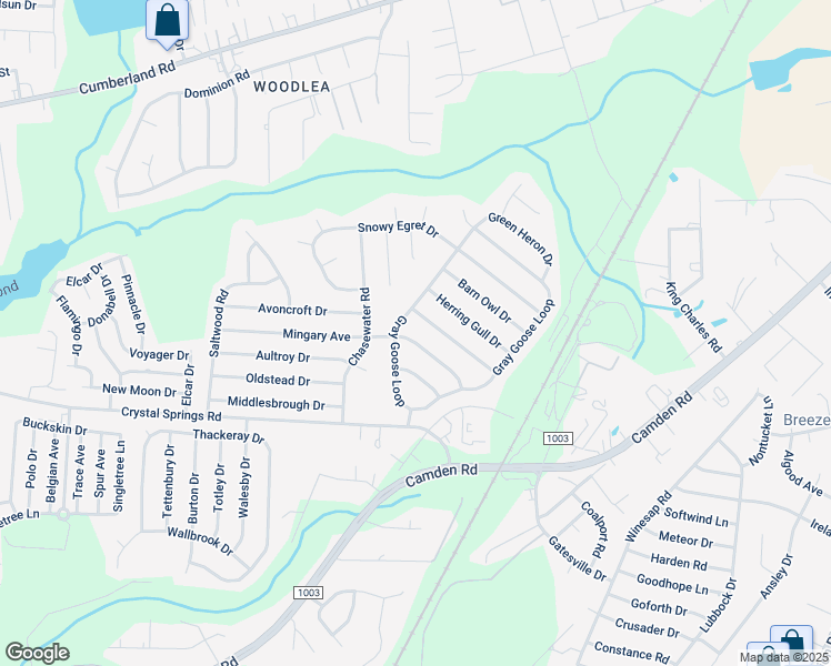 map of restaurants, bars, coffee shops, grocery stores, and more near 1250 Mingary Avenue in Fayetteville