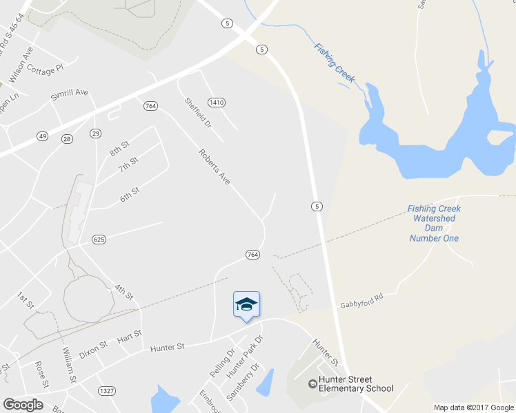 map of restaurants, bars, coffee shops, grocery stores, and more near 231 Roberts Avenue in York