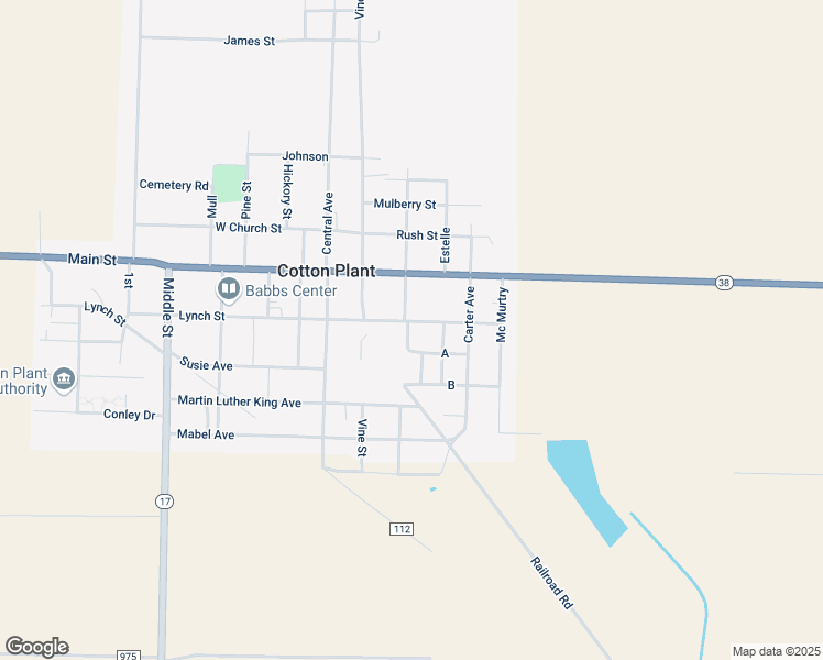 map of restaurants, bars, coffee shops, grocery stores, and more near 212 Sycamore Street in Cotton Plant
