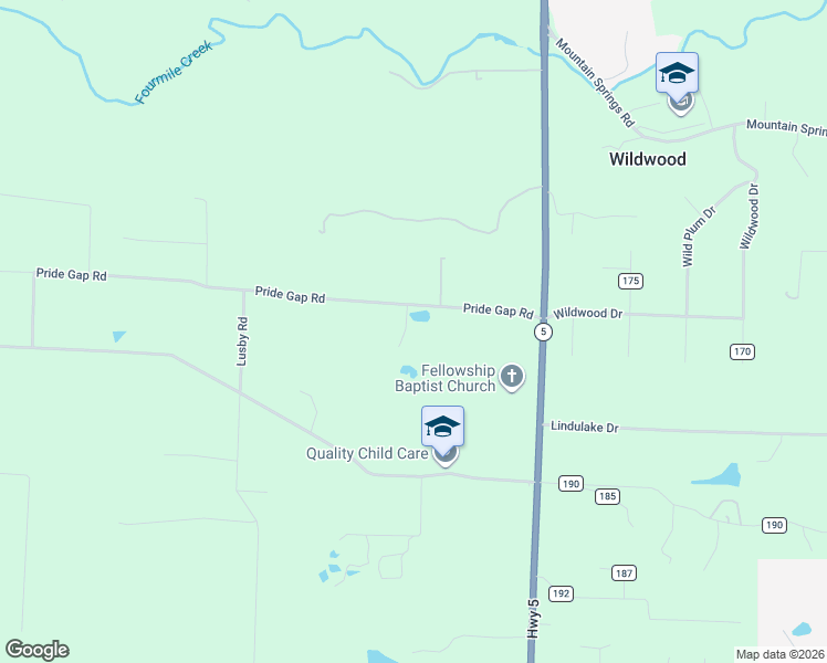 map of restaurants, bars, coffee shops, grocery stores, and more near 2804 Pride Gap Road in Cabot