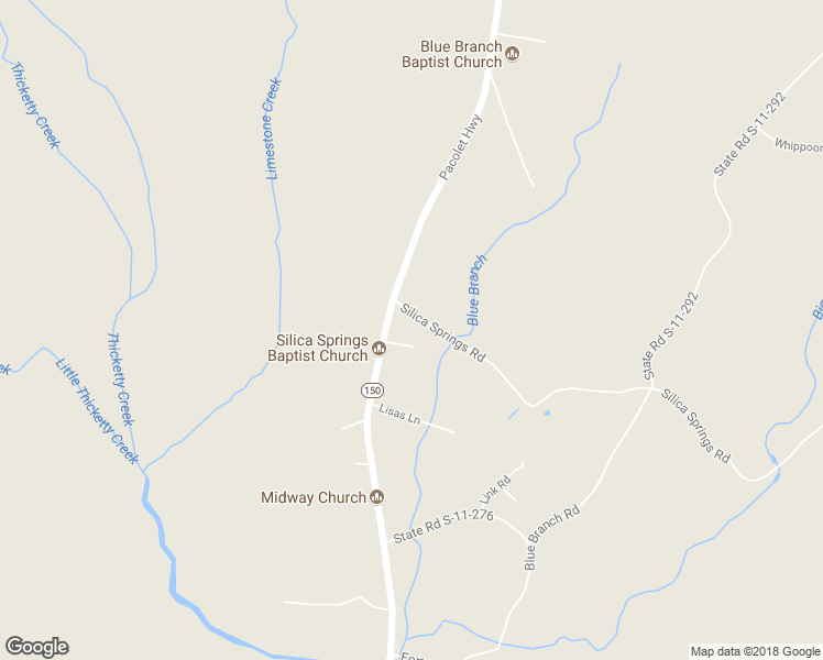 map of restaurants, bars, coffee shops, grocery stores, and more near 2015 Pacolet Highway in Gaffney