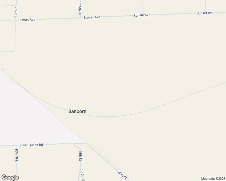 map of restaurants, bars, coffee shops, grocery stores, and more near in Sanborn