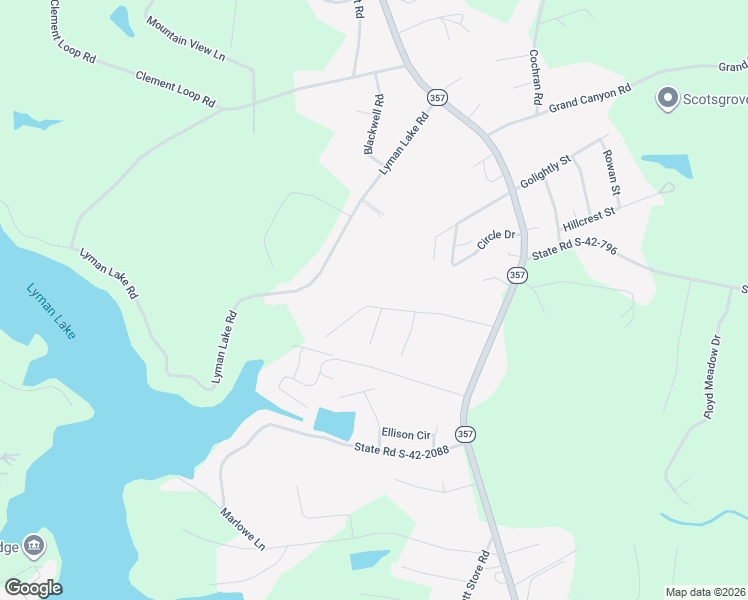 map of restaurants, bars, coffee shops, grocery stores, and more near 206 Amy Street in Lyman
