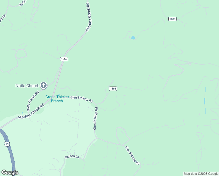 map of restaurants, bars, coffee shops, grocery stores, and more near 65 Mitchell Gap Road in Murphy