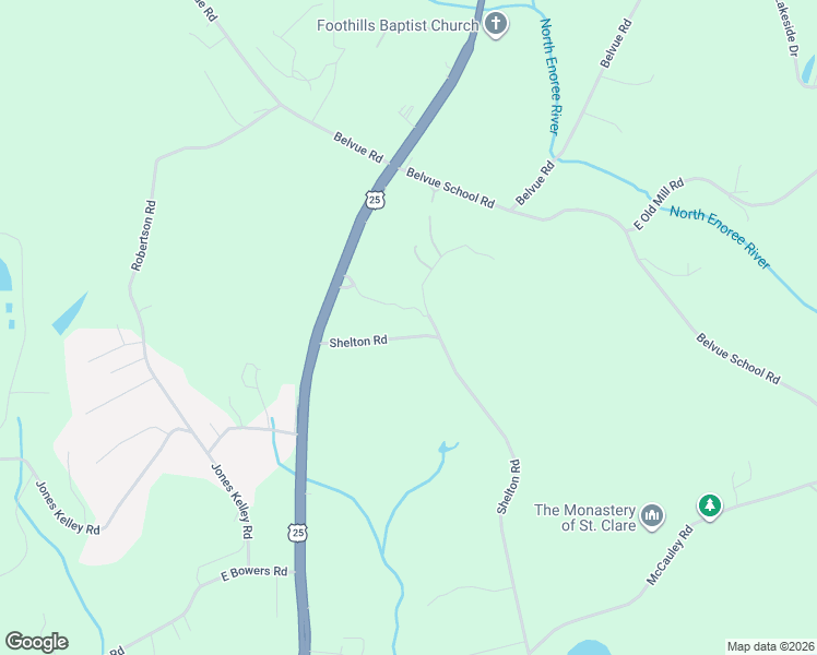 map of restaurants, bars, coffee shops, grocery stores, and more near 375 Shelton Road in Travelers Rest