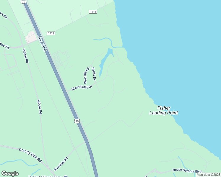 map of restaurants, bars, coffee shops, grocery stores, and more near 216 Easterly Drive in New Bern