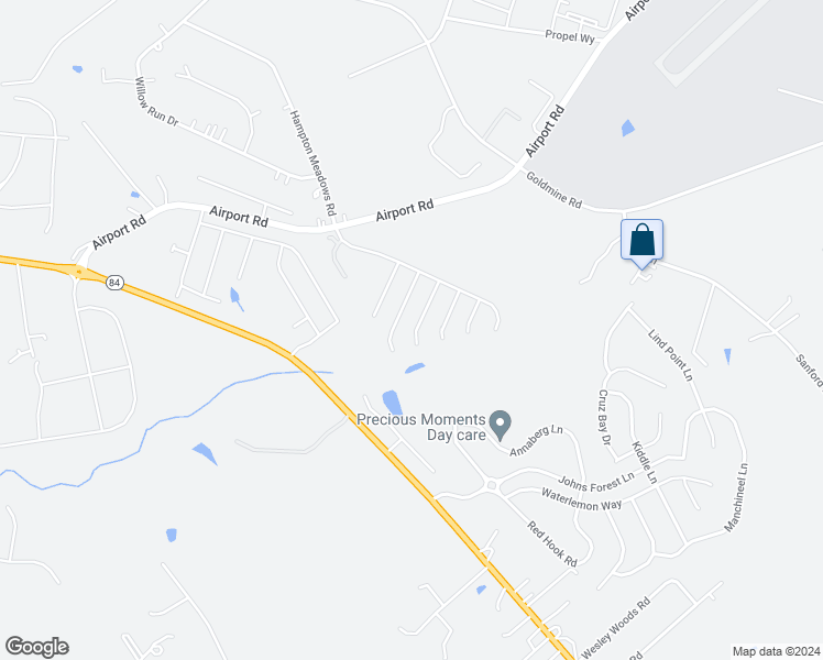 map of restaurants, bars, coffee shops, grocery stores, and more near 511 Lindsborg Trail in Monroe