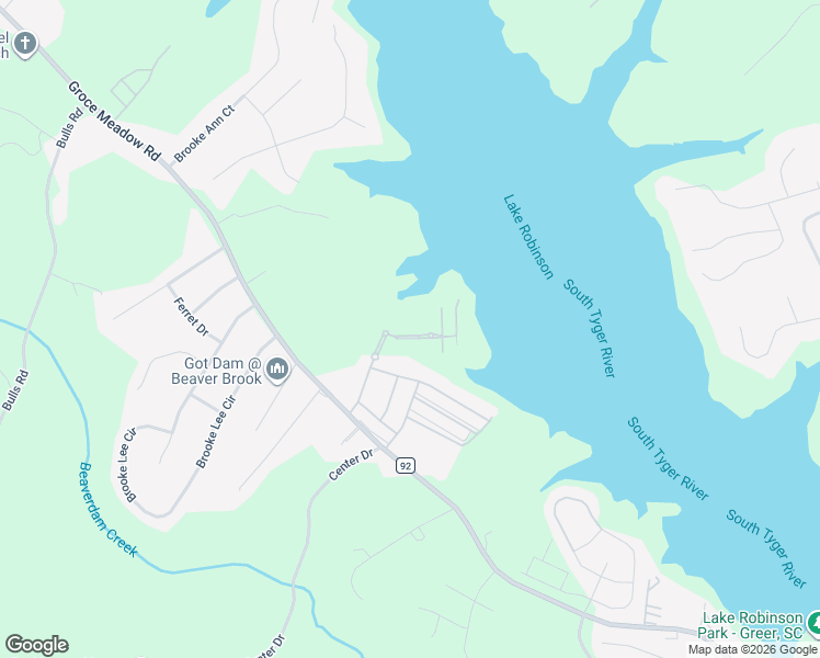map of restaurants, bars, coffee shops, grocery stores, and more near 100 Harbor Master Lane in Taylors