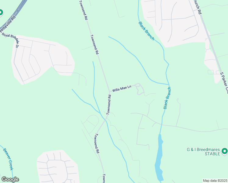 map of restaurants, bars, coffee shops, grocery stores, and more near 1113-1465 Townsend Rd in Raeford