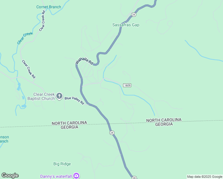 map of restaurants, bars, coffee shops, grocery stores, and more near 177 Mountain Shadow Road in Highlands