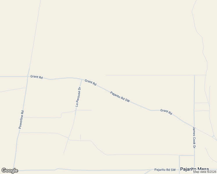 map of restaurants, bars, coffee shops, grocery stores, and more near Pajarito Road Southwest in Albuquerque