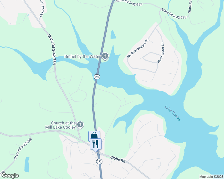 map of restaurants, bars, coffee shops, grocery stores, and more near 241 Canady Road in Wellford