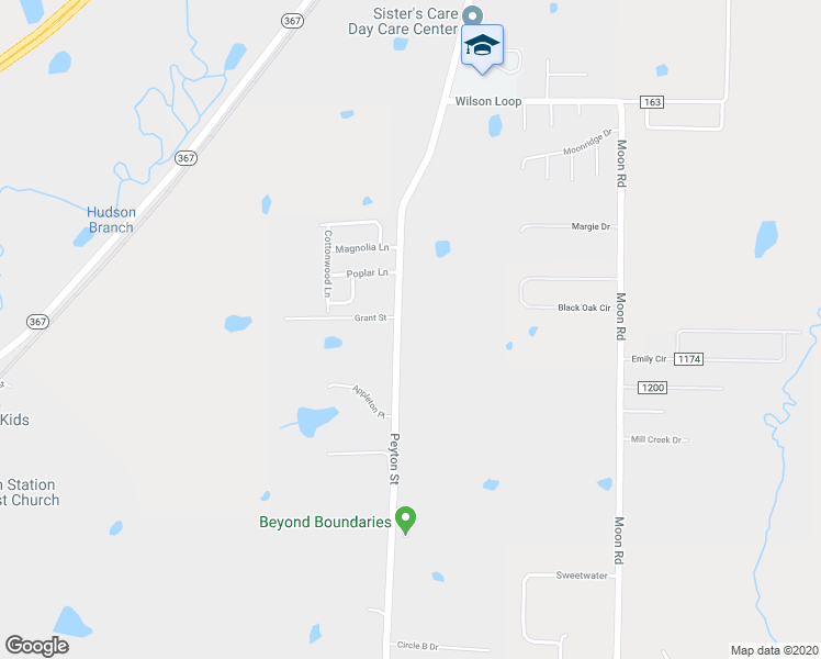 map of restaurants, bars, coffee shops, grocery stores, and more near 1711 Peyton Street in Ward