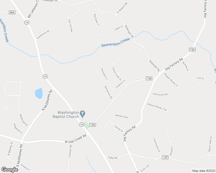 map of restaurants, bars, coffee shops, grocery stores, and more near 103 Elevation Court in Greer